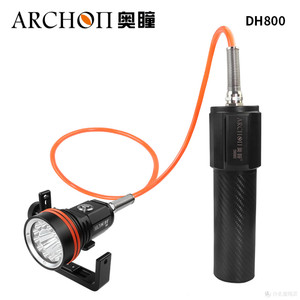 ARCHON DH800 Torcia Subacquea Professionale 8000 Lumen Luce Bianca Calda LED Flood Spot Subacquea 200 Metri per Immersioni e Ricerca e Soccorso - Product Image 3