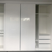 Organisateur de placard modulaire personnalisé, placard intégré écologique pour chambre à coucher, armoire de rangement personnalisée pour toute la maison à faible MOQ