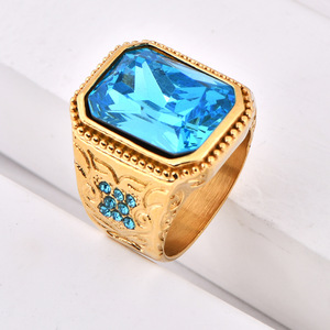 <span class=keywords><strong>Bague</strong></span> de mode de style hip-hop plaqué or de haute qualité <span class=keywords><strong>prix</strong></span> d'usine de gravure personnalisé à partir de bijoux intemporels - Product Image 6