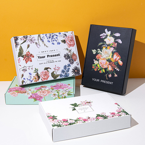 Chất lượng cao giày quần áo bánh pizza đóng gói giấy boxs thùng carton các tông Hộp Quà Tặng biểu tượng tùy chỉnh kích thước gấp máy bay hộp - Product Image 4