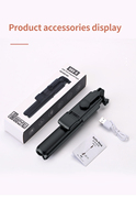 Groothandel S 03S Draagbare Smartphone Led Vul Licht Selfie Stick Flexibele Reis Met Opvouwbare Functie Voor Camera-Applicatie
