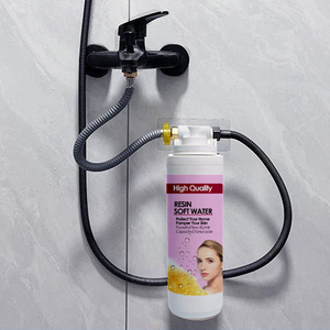 Sistema de Ablandador de Agua Pequeño para Ducha y Lavado, Caudal de 8 Lpm, Elimina el Agua Dura y el Cal - Product Image 1