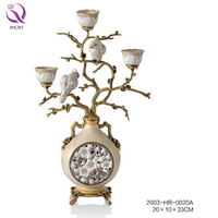 Vase en laiton européen Antique et vintage, vase en porcelaine à oiseau, vase de luxe double couche, plat à fruits, décoration de maison, pot de fleurs