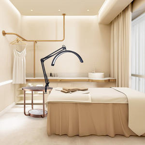 Promotions Dimmable Lampadaire Lumière d'Anneau de Beauté Demi-<span class=keywords><strong>Lune</strong></span> LED Lumière de Beauté Lunaire Lampadaire LED Extensions de Cils - Product Image 2