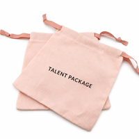 Pochette à savon pour bougie en coton et lin imprimé de logo personnalisé sac cadeau écologique à cordon