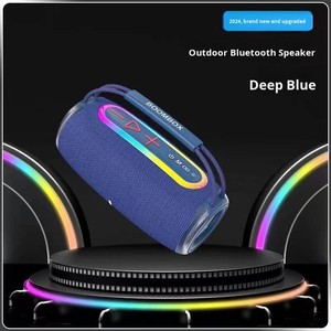 BOOMBOX680 Enceintes portables étanches en tissu avec radio FM, super basses, USB, TF, stéréo, woofer, enceintes puissantes Bluetooth - Product Image 2