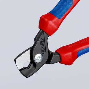 กรรไกรตัดสายแบบขั้นบันได knipex-95 12 160 SB พร้อมที่จับหลายองค์ประกอบ-snips ตัด4003773085935 - Product Image 3