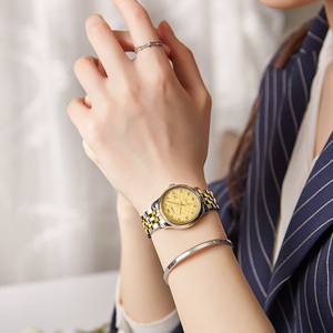 Reloj Mecánico de Lujo Clásico de Acero Inoxidable de Moda Simple OEM para Mujer, Reloj Automático Miyota Casual de Negocios para Damas - Product Image 1