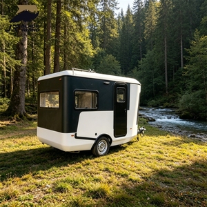 Petite caravane légère à remorquer pour SUV, idéale pour le <span class=keywords><strong>camping</strong></span> familial et les vacances en plein air - Product Image 1