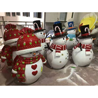 Gonflables de Noël personnalisés décoration de cour extérieure sauter père noël père noël gonflable géant pour la décoration de fête de noël