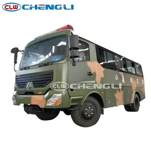 รถบัสขนส่งบุคลากรเหมือง Dongfeng 4x4 สำหรับทุกสภาพพื้นผิว 24-31 ที่นั่ง พร้อมแชสซีส์สำหรับงานหนัก 12 ตัน สำหรับการขนส่งผู้โดยสารแบบออฟโรด - Product Image 6