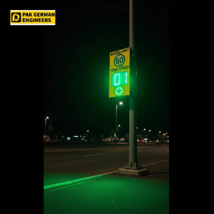 Señal de Radar LED para Vehículos, Pantalla de Velocidad para Control de Tráfico, Detector de Seguridad Vial - Product Image 1