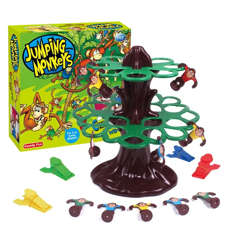 لعبة القرد القافز على الشجرة ألغاز ألعاب التوازن العملية لعبة القرد القافز للأطفال