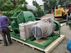 biomass screen mill shredder nail wooden pallet crusher sawdust processing machine <b>small</b> wood <b>grinder</b> pulverizer - Product Image 6