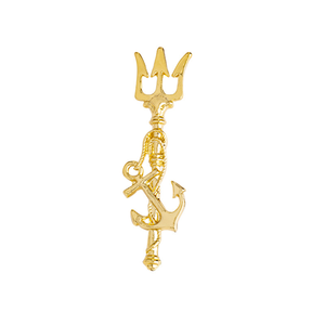 Broche Decorativo de Moda Personalizado em Ouro e Prata para Decoração de Casacos Masculinos - Product Image 1
