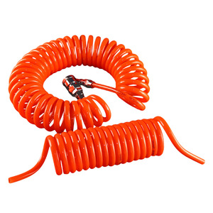 สายลม PU แบบสปริง ขนาด 8 10 12 มม. พร้อมข้อต่อ ความยาว 6 9 12 15 เมตร - Product Image 1
