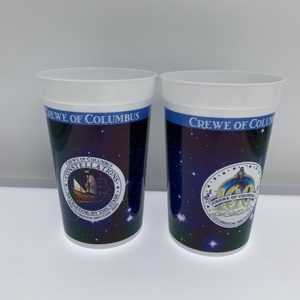 Bicchiere da Stadio in Plastica Usa e Getta Senza BPA Colorato Prodotto Promozionale 22OZ Bicchiere da Caffè Riutilizzabile con Coperchio - Product Image 3