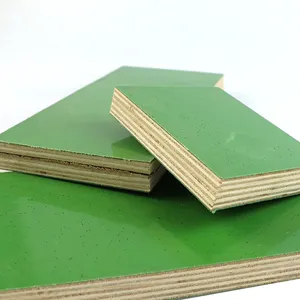 工厂便宜的价格绿色薄膜贴面胶合板4x8胶合板3/4 1/2厚度薄膜贴面胶合板建筑