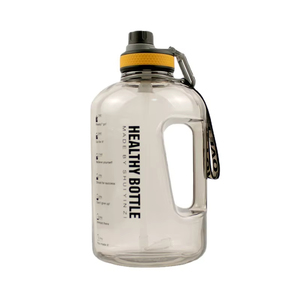 Jarra de Agua Deportiva de 1 Galón, Ecológica, Libre de BPA, a Prueba de Fugas, de PET, con Pajita y Marcador de Tiempo para Beber - Product Image 1