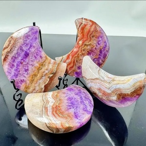 Nuevas Artesanías <span class=keywords><strong>de</strong></span> Cristal Natural al por Mayor DIY: Tallados <span class=keywords><strong>de</strong></span> Cara <span class=keywords><strong>de</strong></span> <span class=keywords><strong>Luna</strong></span> <span class=keywords><strong>de</strong></span> Amatista y Piroxeno en Símbiosis, Adornos <span class=keywords><strong>de</strong></span> Cueva y Coleccionables <span class=keywords><strong>de</strong></span> Fábrica Original - Product Image 2