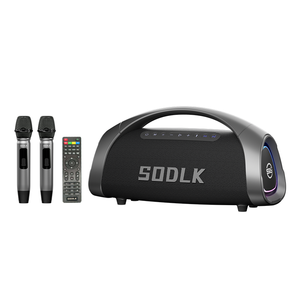 SODLK S1617 パーティー スピーカー 320W ワイヤレスマイク付 モバイルバッテリー機能 TWS対応 IPX6 防水 ポータブル イベント カラオケ - Product Image 1