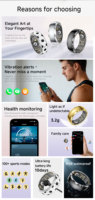 Anillo Inteligente 2026, Resistente al Agua IP68, Monitor de Actividad Física, Frecuencia Cardíaca, Oxígeno en Sangre, Carga Inalámbrica, Acero Inoxidable, Multideporte