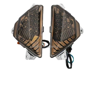 Luz Intermitente Delantera LED para Motocicleta <span class=keywords><strong>KAWASAKI</strong></span> <span class=keywords><strong>NINJA</strong></span> 250 300 400 650 1000SX ZX6R ZX25R Z1000SX ER6F, Lámpara Indicadora Intermitente - Product Image 3