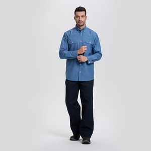 Fournisseur de vêtements de travail, chemise ignifuge personnalisée 12 <span class=keywords><strong>Cal</strong></span> pour hommes / Prix raisonnable, chemises de travail pour hommes - Product Image 1
