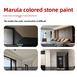 Thực tế Granite & đá cẩm thạch 15y độ bền thân thiện với môi cát-kết cấu đá hiệu ứng chất lỏng lớp phủ cho khách sạn mặt tiền bức tường - Product Image 5