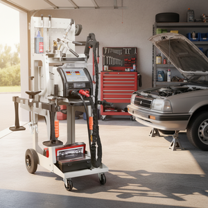 FUNISI F99ES 2 en 1, extracteur de bosses en aluminium et acier, soudage par points pour la réparation de carrosserie automobile - Product Image 1