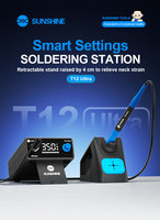 Station de soudage à température constante SUNSHINE T12 Ultra, outil de réparation de téléphones portables, station de soudage pour appareils électroniques, Chine