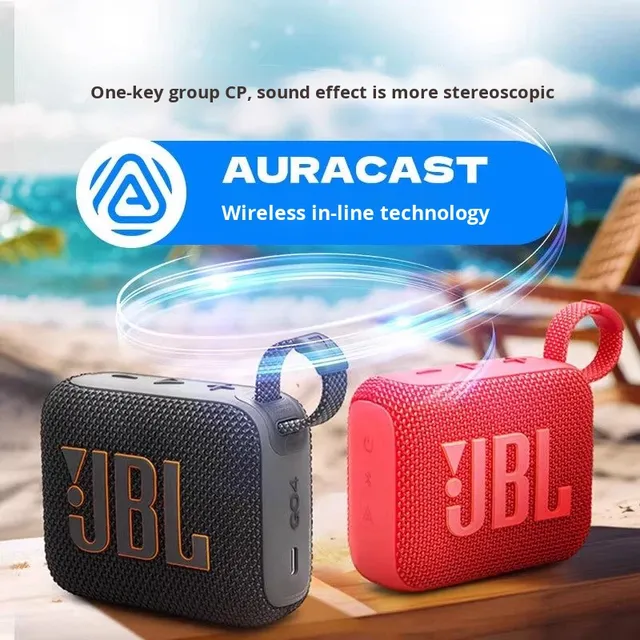 JBL GO4 Waterproof Metal Music Brick for 5.0 Subwoofer Portable Speaker