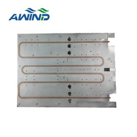 Aluminium-Wasserkühlplatten für Thermomanagementsysteme – Flüssigkeitskühlung für Batteriemodule, 500 mm x 500 mm
