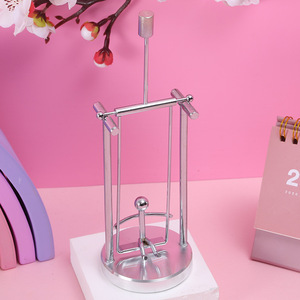Creative Metal <b>Single</b> Iron Man <b>Swinging</b> Toy For Stress Relief Office Decor Unbreakable Tumbler Decoration - Product Image 2