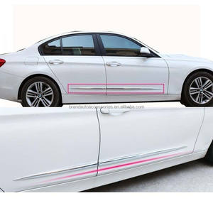 Bande de garniture latérale de porte de voiture ABS Fashion Protection contre les collisions Accessoires extérieurs Couverture de garniture Kit de carrosserie Bande de garniture - Product Image 2