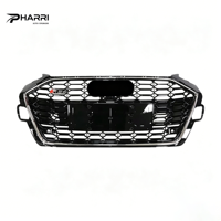Grille de radiateur avant de luxe pour Audi A4 S4, mise à niveau 2020-2021, style RS4, amélioration extérieure, matériau ABS
