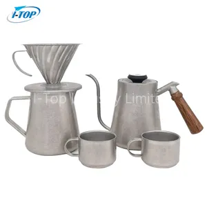 Café ferver kit café conjunto mão brew café kit