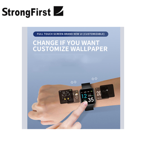 Strongfirst IP67 Không Thấm Nước Thông Minh Đồng Hồ Amoled Hiển Thị Tập Thể Dục Tracker Heart Rate Monitor Ngủ Tracker Bước Truy Cập Nhựa - Product Image 4