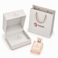 Boîte rigide en carton à charnière personnalisée avec logo en feuille d'or pour l'emballage de parfums de luxe et les cadeaux cosmétiques haut de gamme