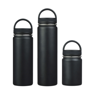 Botella <span class=keywords><strong>de</strong></span> agua deportiva personalizada <span class=keywords><strong>de</strong></span> acero inoxidable con aislamiento <span class=keywords><strong>de</strong></span> doble pared Eco-Safe con tapa <span class=keywords><strong>de</strong></span> asa para viajes <span class=keywords><strong>de</strong></span> gimnasio - Product Image 1