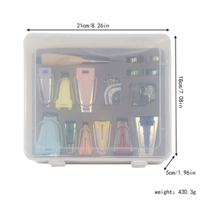 Diy Costura <span class=keywords><strong>Patchwork</strong></span> Herramienta Tela Bias Encuadernación Cinta Maker <span class=keywords><strong>Kit</strong></span> Acolchado Máquina DE COSER eléctrica Accesorios - Product Image 6