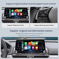 Module multimédia vidéo sans fil Arvov Android 13 pour voiture, Carplay, Apple Siri, Google Assistant, Bluetooth/WiFi/USB, MirrorLink, 1 an