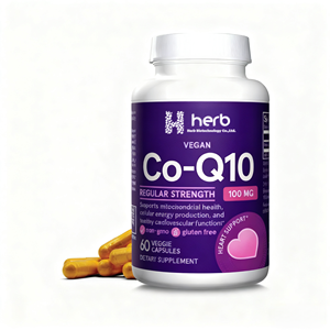 Complément alimentaire Coenzyme Q10 en poudre en vrac, capsules molles CoQ-10 pour adultes, marque privée ODM/OEM - Product Image 1