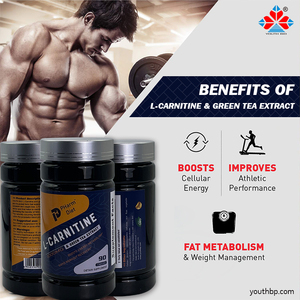 Capsules d'extrait <span class=keywords><strong>de</strong></span> thé vert L-Carnitine <span class=keywords><strong>Zinc</strong></span> <span class=keywords><strong>Picolinate</strong></span> pour hommes - 90 capsules Récupération musculaire Gestion du poids - Product Image 2