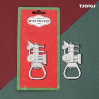 Ouvre-bouteille Portable de haute qualité Ouvre-bouteille Ouvre-bière/vin de Noël Divers styles et bières de Noël Cadeau de fête