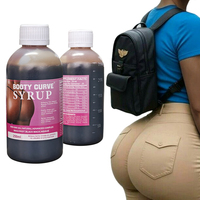 Vente en gros Sirop de gain de poids naturel à base de plantes 250ml Sirop d'agrandissement des hanches et des fesses à racine Maca de marque privée