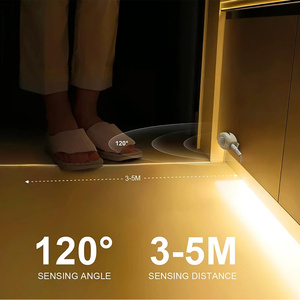 <span class=keywords><strong>Tira</strong></span> de Luces <span class=keywords><strong>LED</strong></span> con <span class=keywords><strong>Sensor</strong></span> de Movimiento 5V USB Flexible para Armarios, Escaleras y Dormitorio, Decoración con Temporizador Automático - Product Image 4