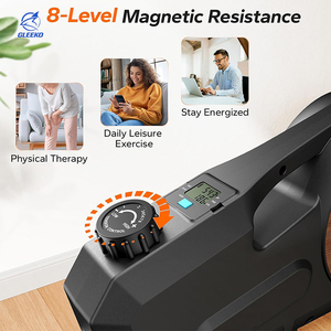 Vélo d'exercice magnétique portable à résistance électrique pour usage domestique, en acier, pour la rééducation des membres supérieurs et inférieurs des personnes âgées - Product Image 5