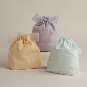 Sac à cordon personnalisé PandaSew pour cadeaux de baby shower, lingerie, bijoux, emballage cadeau - Product Image 2