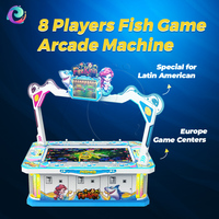 Máquina de Juego de Habilidad con Temática de Peces Fire Kirin, la Más Vendida en EE. UU., para 8 Jugadores, Juego de Mesa de Peces